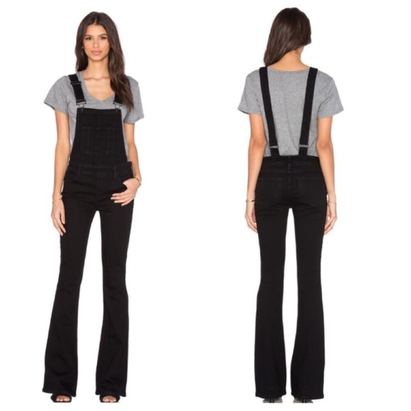 flare leg overalls